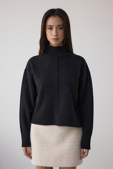 アソートカラーハイネックニットトップス 詳細画像