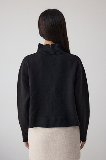 アソートカラーハイネックニットトップス 詳細画像