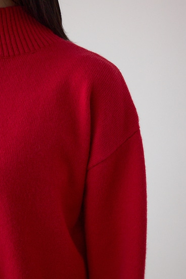 アソートカラーハイネックニットトップス 詳細画像