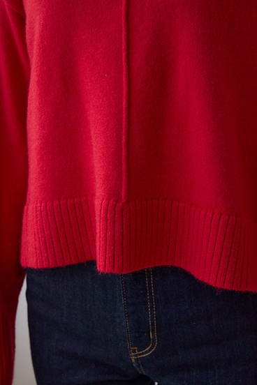 アソートカラーハイネックニットトップス 詳細画像