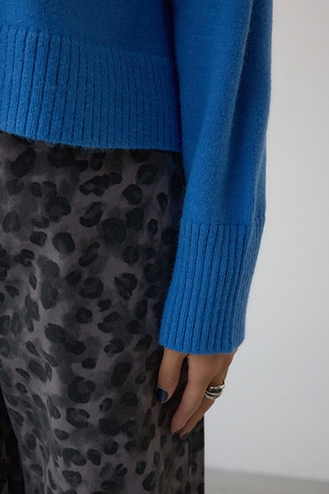 アソートカラーハイネックニットトップス 詳細画像