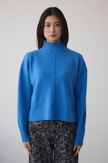 アソートカラーハイネックニットトップス 詳細画像