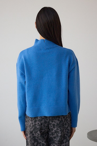 アソートカラーハイネックニットトップス 詳細画像