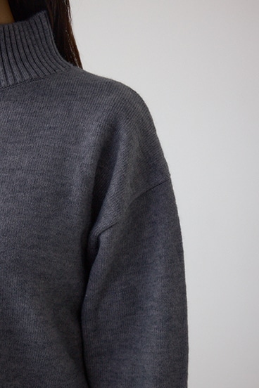 アソートカラーハイネックニットトップス 詳細画像