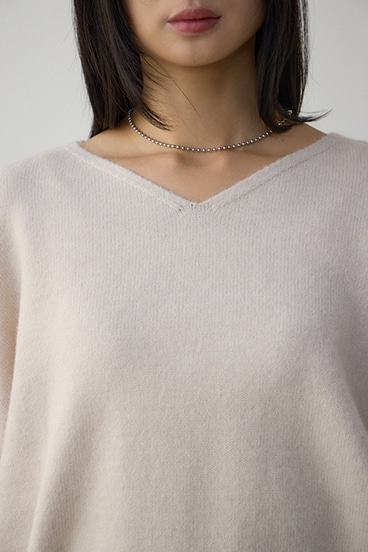 Vネックアソートカラーニットプルオーバー 詳細画像