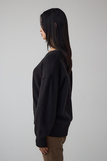 Vネックアソートカラーニットプルオーバー 詳細画像