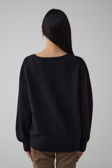 Vネックアソートカラーニットプルオーバー 詳細画像