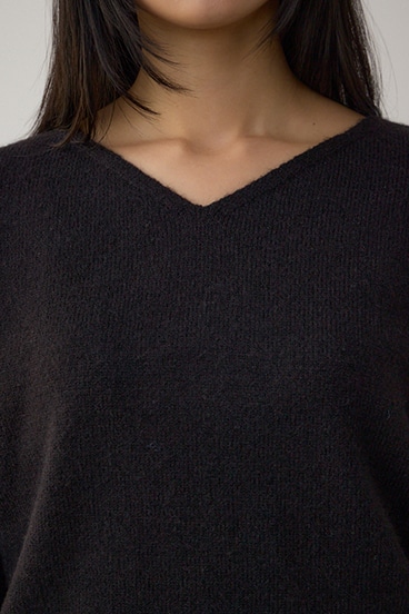 Vネックアソートカラーニットプルオーバー 詳細画像