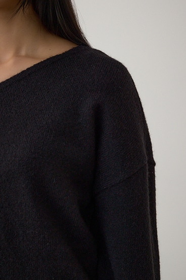 Vネックアソートカラーニットプルオーバー 詳細画像