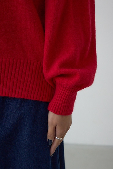 Vネックアソートカラーニットプルオーバー 詳細画像