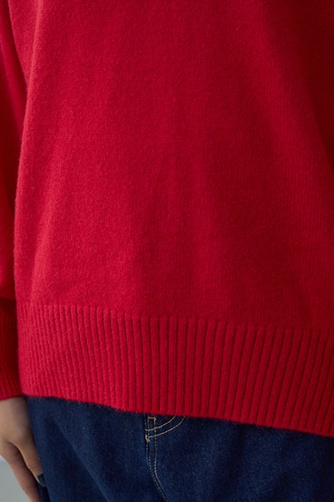 Vネックアソートカラーニットプルオーバー 詳細画像