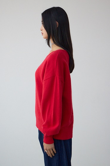 Vネックアソートカラーニットプルオーバー 詳細画像