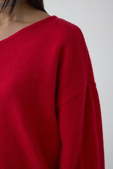 Vネックアソートカラーニットプルオーバー 詳細画像