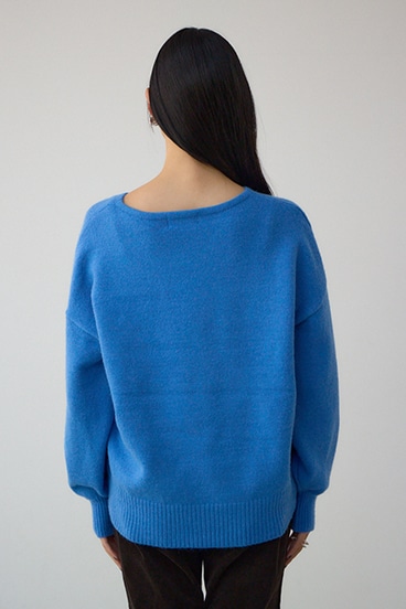 Vネックアソートカラーニットプルオーバー 詳細画像