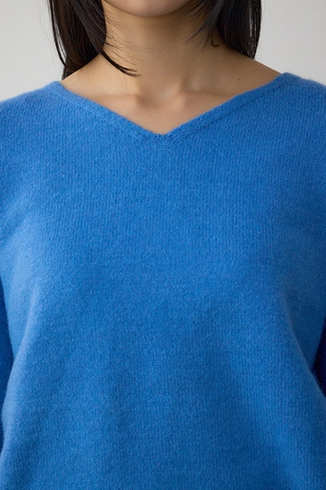 Vネックアソートカラーニットプルオーバー 詳細画像