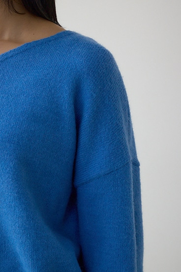 Vネックアソートカラーニットプルオーバー 詳細画像