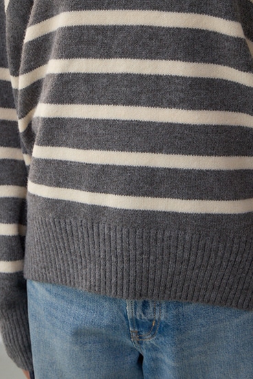 Vネックアソートカラーニットプルオーバー 詳細画像