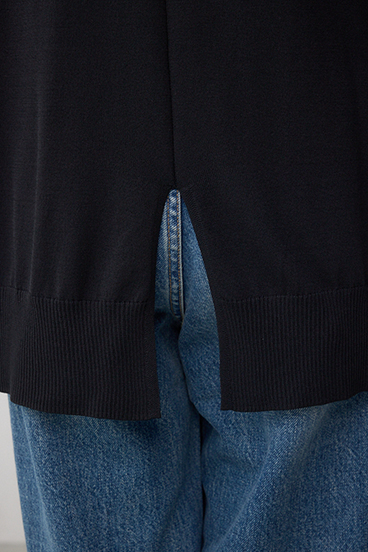 C/T冷感 バックスリットワイドニット 詳細画像