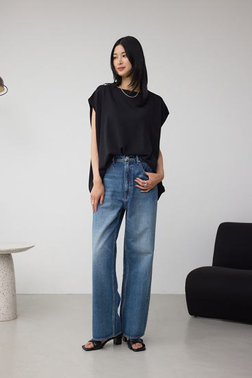 C/T冷感 バックスリットワイドニット 詳細画像