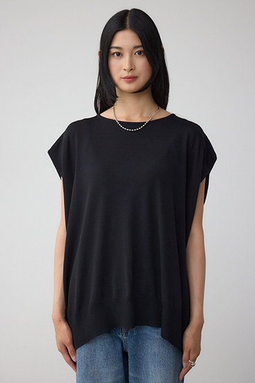 C/T冷感 バックスリットワイドニット 詳細画像