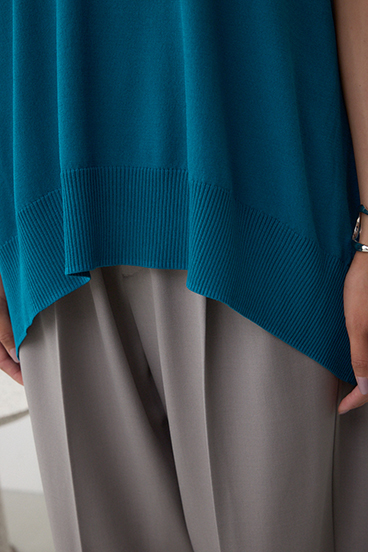 C/T冷感 バックスリットワイドニット 詳細画像