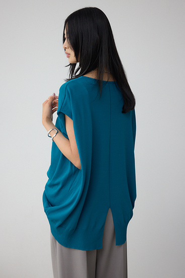 C/T冷感 バックスリットワイドニット 詳細画像