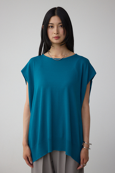 C/T冷感 バックスリットワイドニット 詳細画像