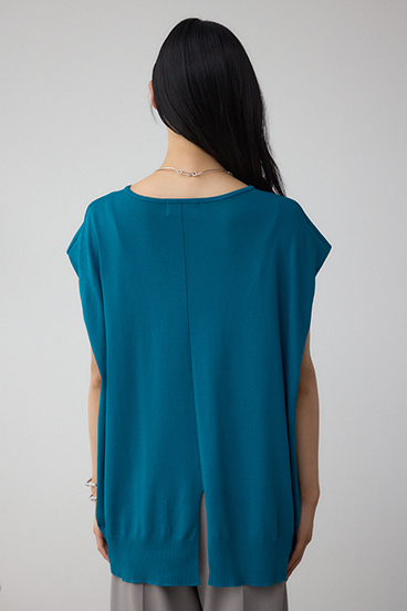 C/T冷感 バックスリットワイドニット 詳細画像