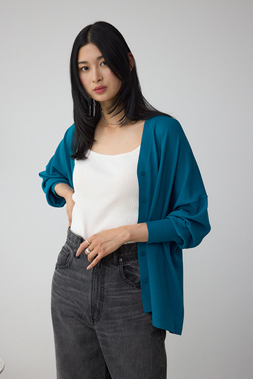 C/T冷感 ニットカーディガン 詳細画像