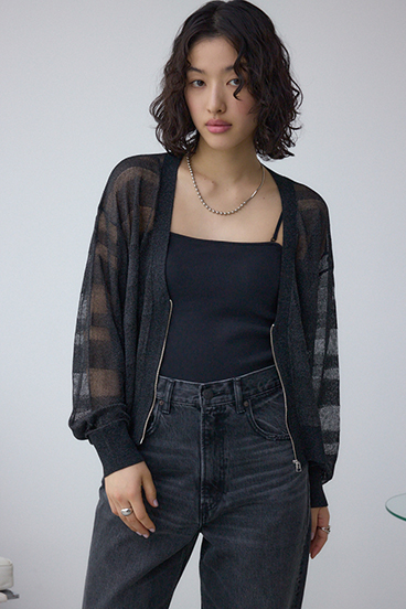 シアージップアップカーディガン 詳細画像