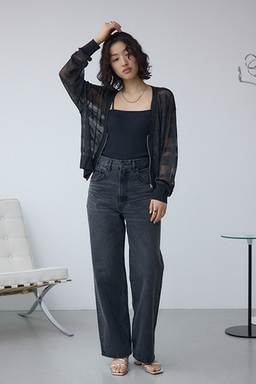 シアージップアップカーディガン 詳細画像