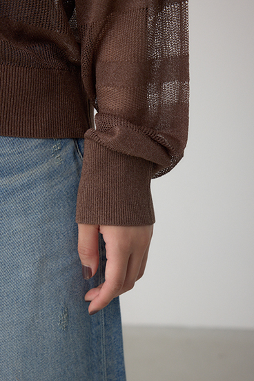 シアージップアップカーディガン 詳細画像