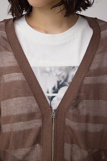 シアージップアップカーディガン 詳細画像