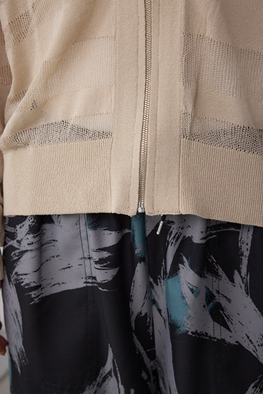 シアージップアップカーディガン 詳細画像