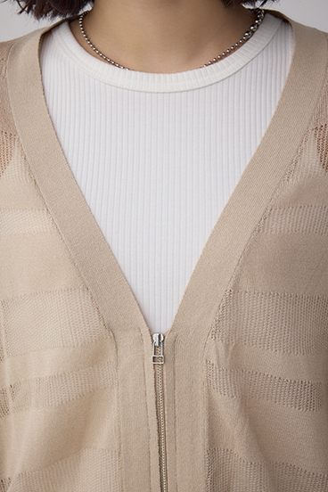 シアージップアップカーディガン 詳細画像