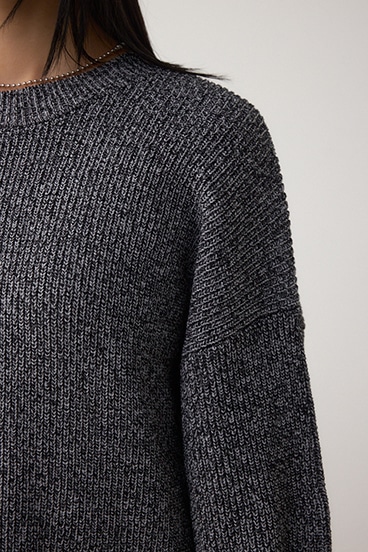 サイドZIPニットトップス 詳細画像