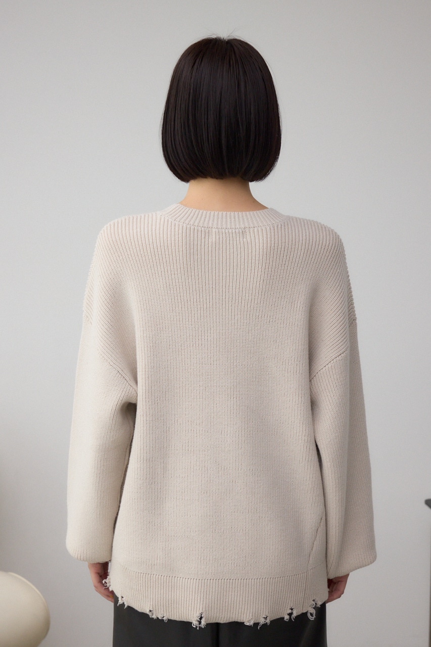 サイドZIPニットトップス｜WOMEN｜250IAB70-3021｜AZUL BY MOUSSY