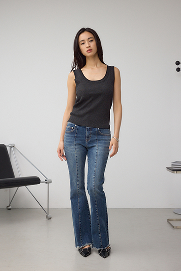 2WAYリブニットタンク 詳細画像