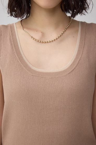 2WAYリブニットタンク 詳細画像