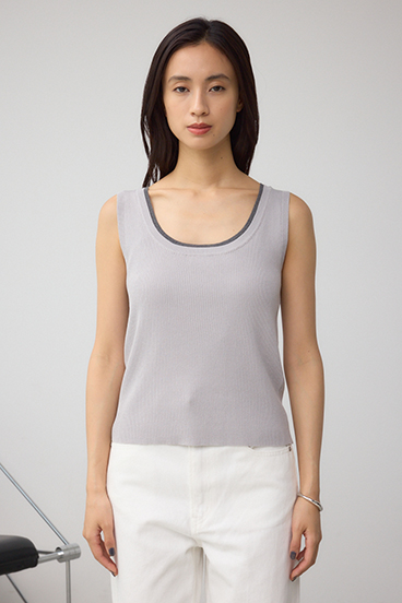 2WAYリブニットタンク 詳細画像