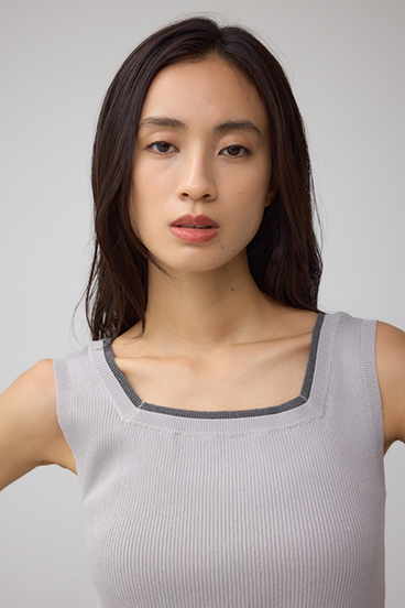 2WAYリブニットタンク 詳細画像