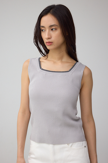 2WAYリブニットタンク 詳細画像