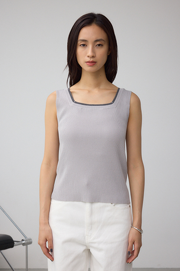 2WAYリブニットタンク 詳細画像