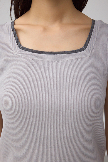 2WAYリブニットタンク 詳細画像