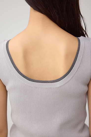 2WAYリブニットタンク 詳細画像