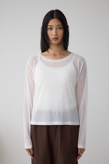 メッシュボーダーインナーセットニット 詳細画像