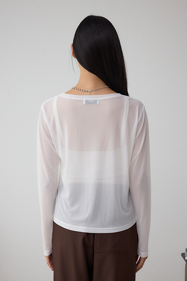 メッシュボーダーインナーセットニット 詳細画像