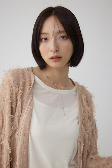 ランダムフリンジニットカーディガン