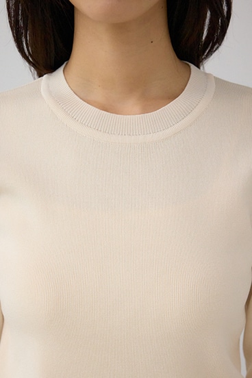 ラメバイカラーニットトップス 詳細画像