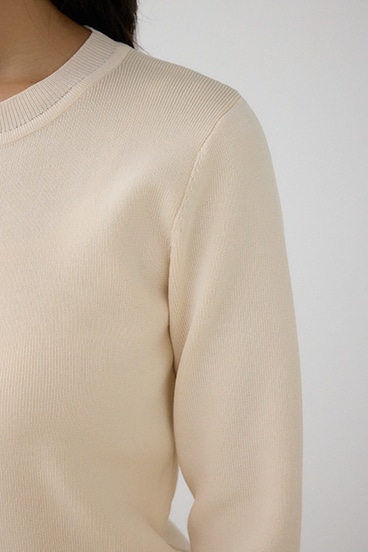 ラメバイカラーニットトップス 詳細画像